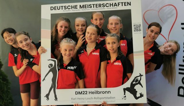 Deutsche Meisterschaften in Heilbronn (Rollkunstlauf) 2-6.8.22